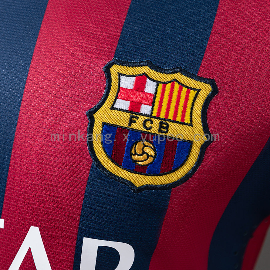 Barcelona 13∕14 Home Player Version Retro Jersey S-3XL(E109)