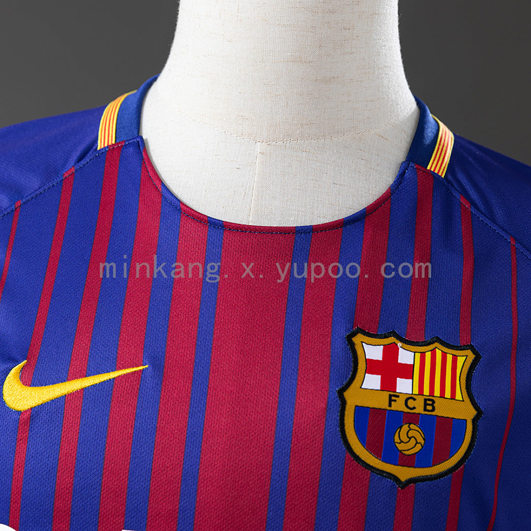 Barcelona 17∕18 Home Retro Jersey S-XXL(B1D3)