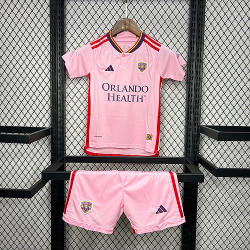 Kids Orlando City 2024∕25 Away Kids Kit(46DD)