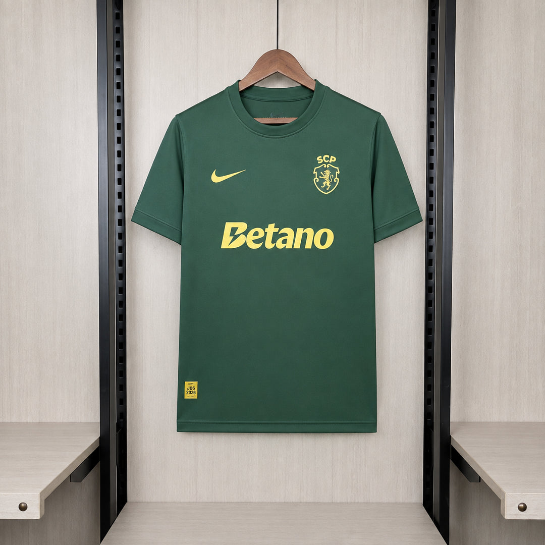 26∕27 Sporting Lisbon 120th Anniversary Green Jersey S-XXXXL