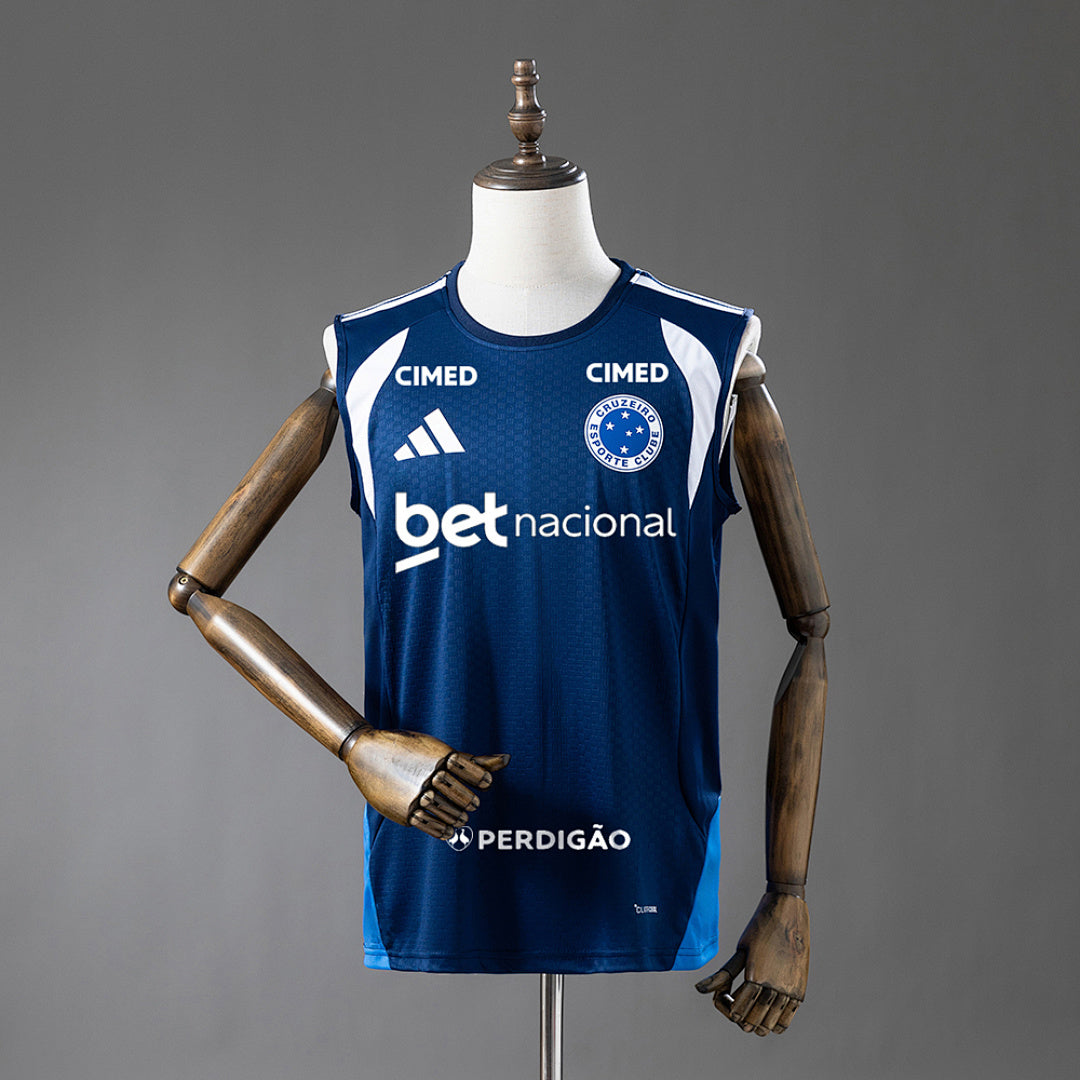 Cruzeiro 26∕27 All sponsors Training - Dark Blue Vest Jersey S-4XL(B283)