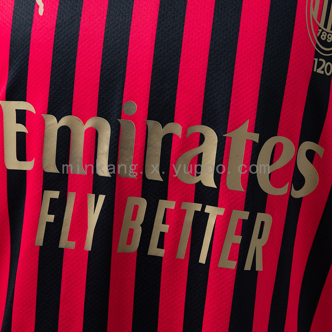 AC Milan 120th Anniversary Retro Jersey S-XXL(9AD8)