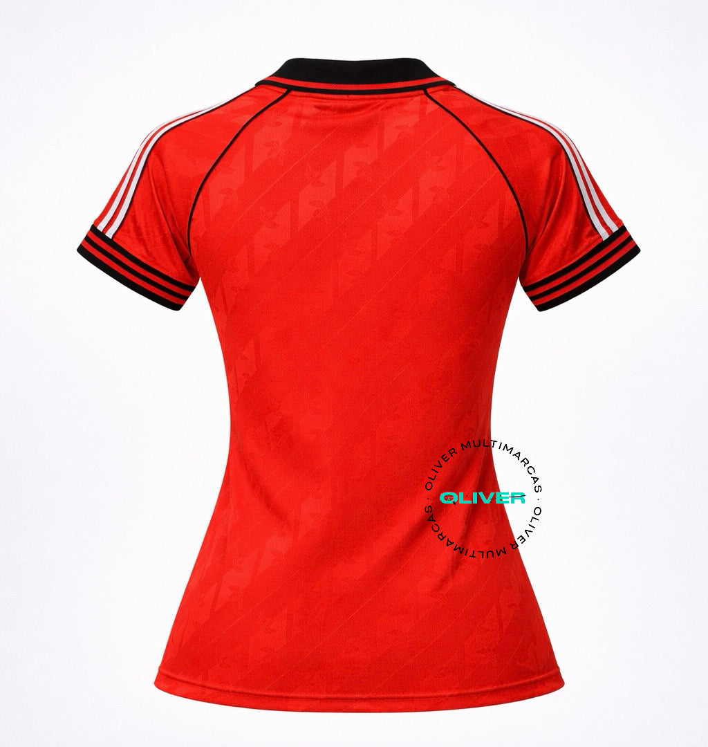 Camisa Flamengo Lifestyle 24/25 - Vermelho - (Feminina)