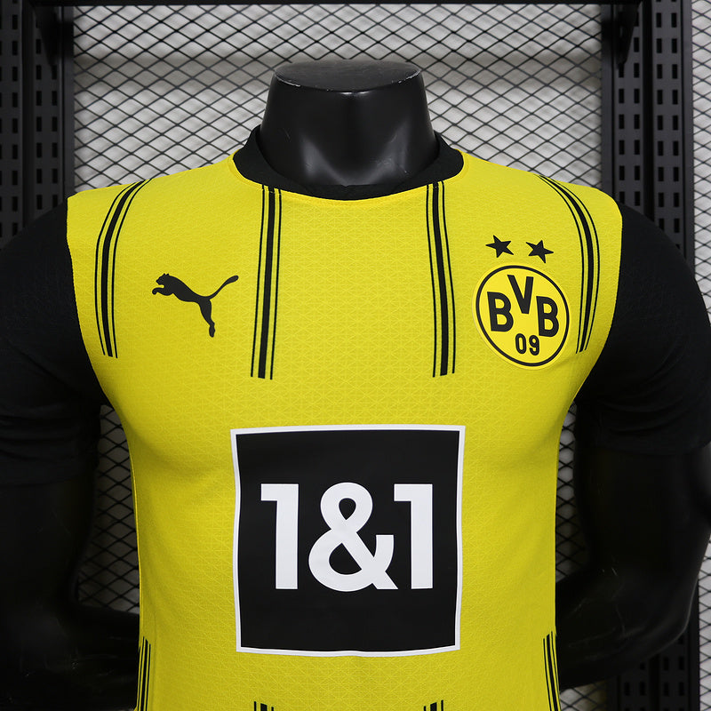 Player Borussia Dortmund 2024∕25 Home Jersey Player Version S-XXL(9705)