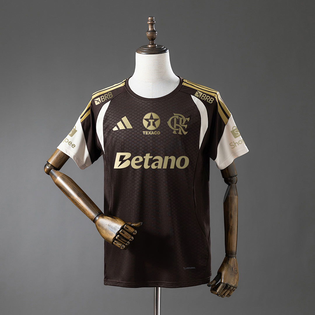 Flamengo 26∕27 All sponsors Training - Brown Jersey S-4XL(C79E)