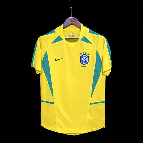 Retro Retro 2002 Brazil home S-2XL(EEA8)