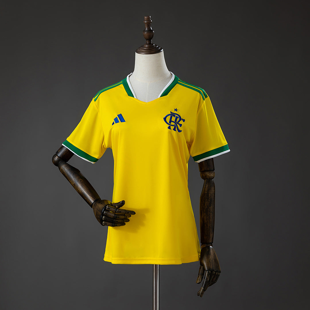 Flamengo 26∕27 Special Edition Women's- Yellow Jersey S-XXL(D247)