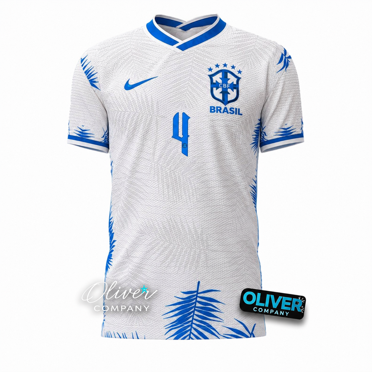 Camisa Seleção Brasil Fourth 2022 Nike - Branco - Conceito Floresta Amazônica
