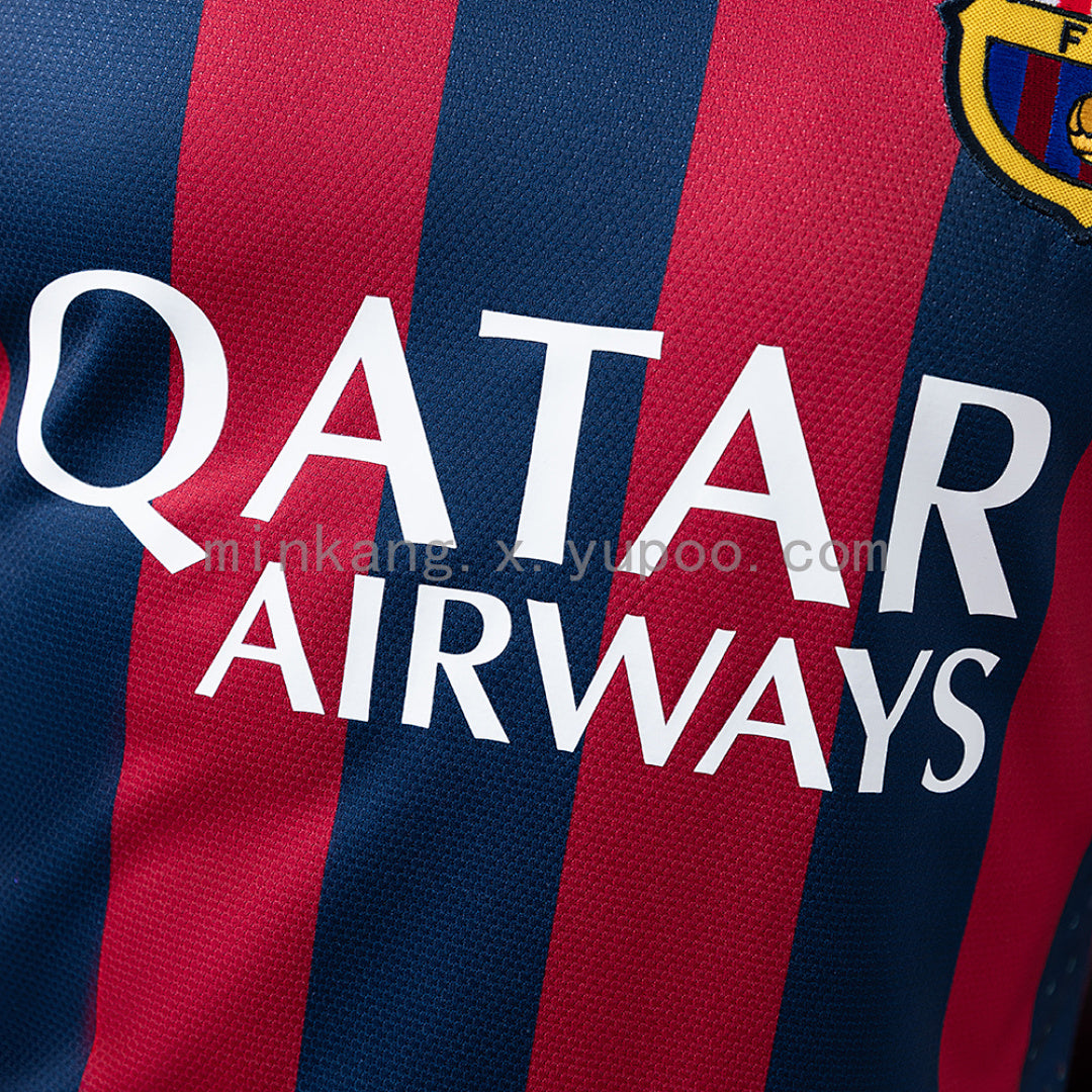 Barcelona 13∕14 Home Player Version Retro Jersey S-3XL(E109)