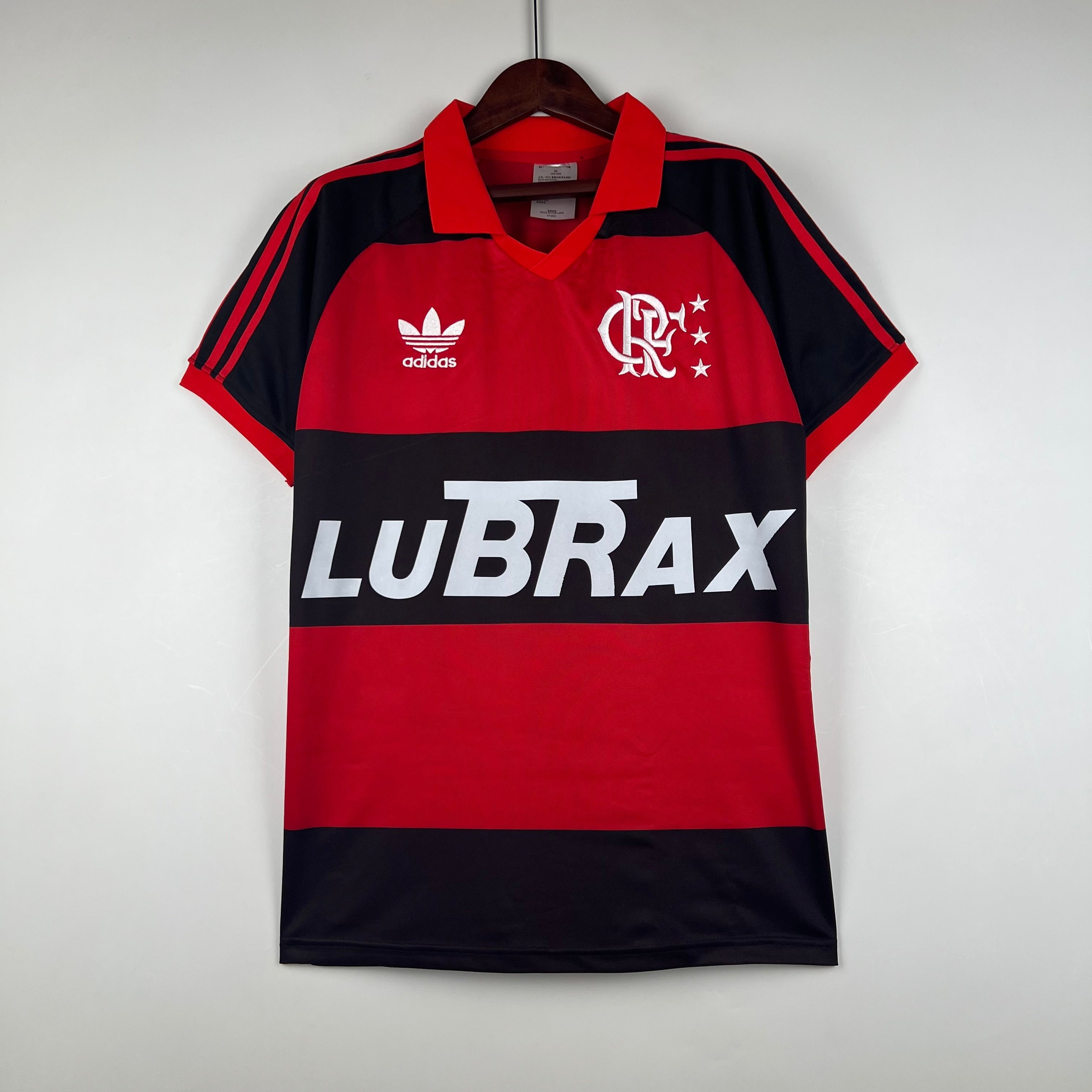 Camisa Flamengo Retrô 1987  Vermelha e Preta