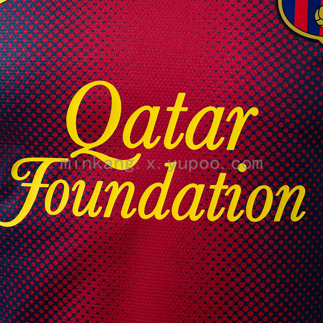 Barcelona 12∕13 Home Player Version Retro Jersey S-3XL(4FEE)