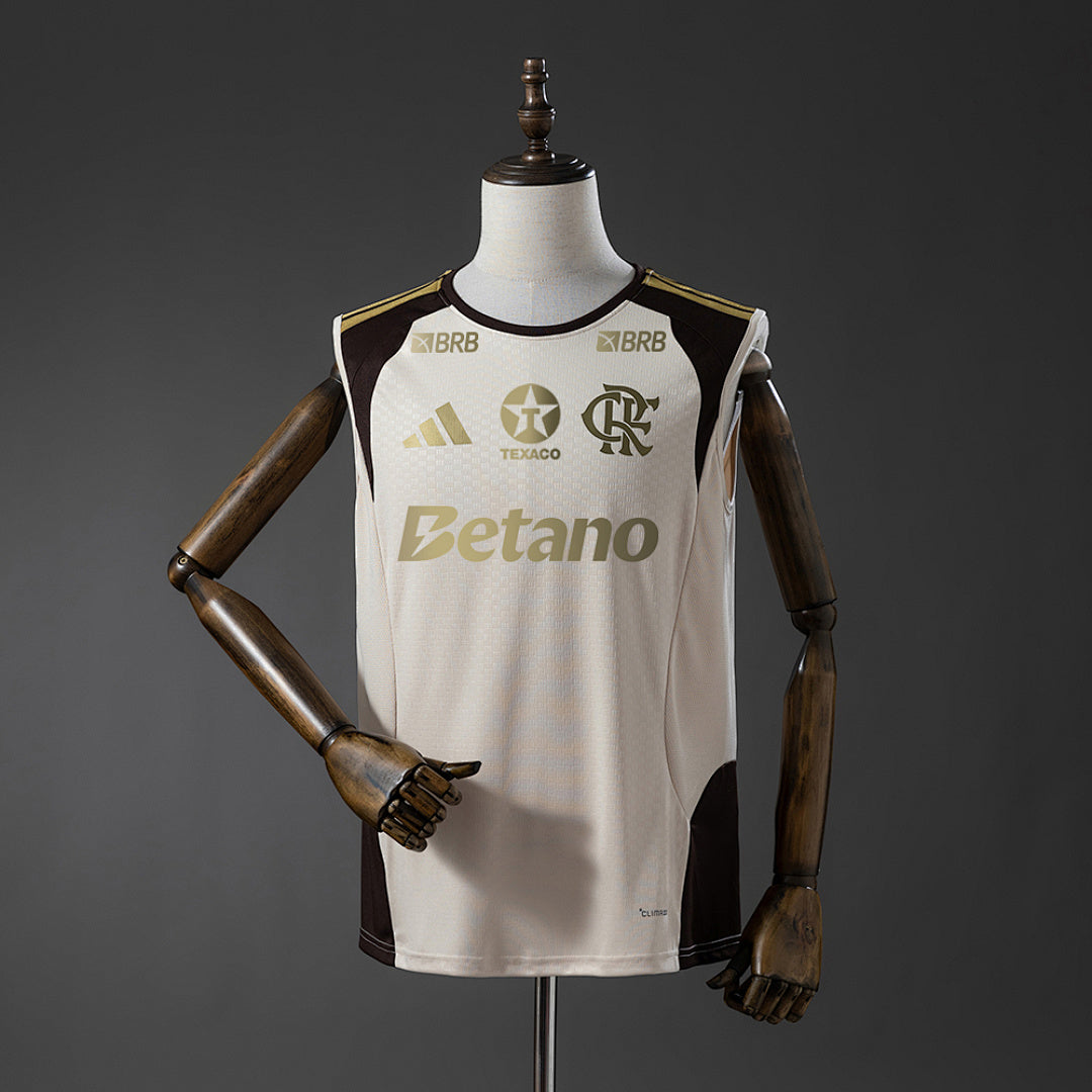 Flamengo 26∕27 All sponsors Training - Apricot Vest Jersey S-4XL(51BD)