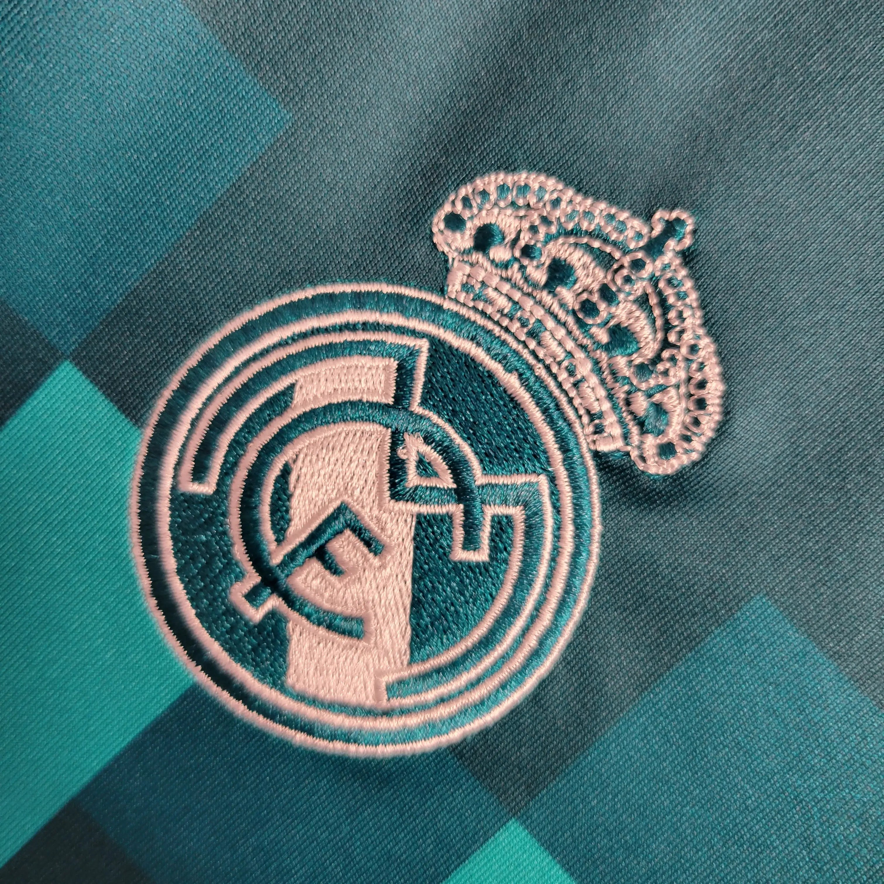 Camisa Real Madrid Third 17/18 Retrô - Azul