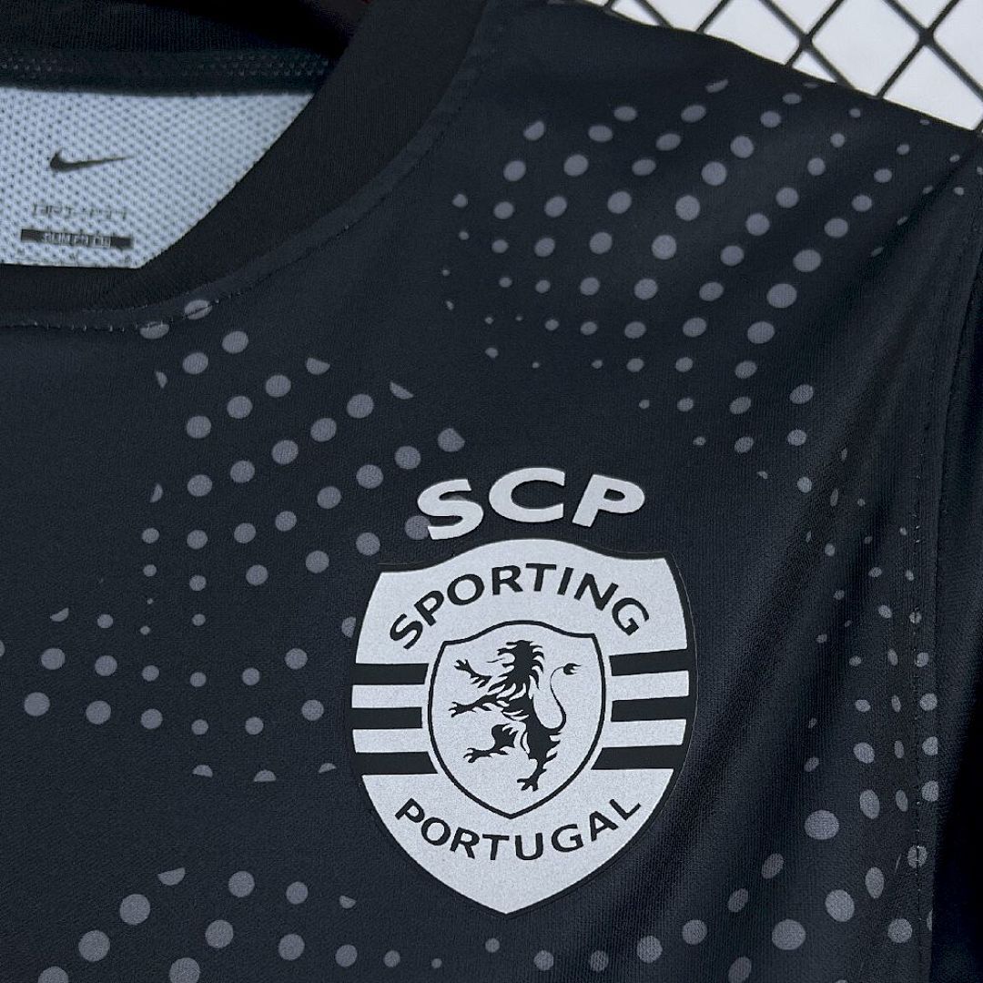 Sporting CP 2025∕26 Black Away Jersey(9453)