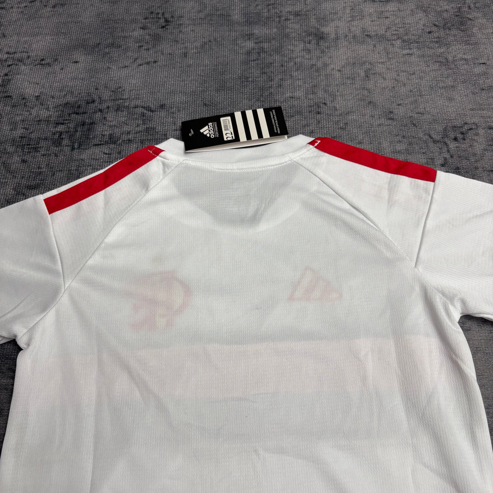 Kit Infantil Flamengo II 2026/27 Branco Camisa e Shorts - vista de costas