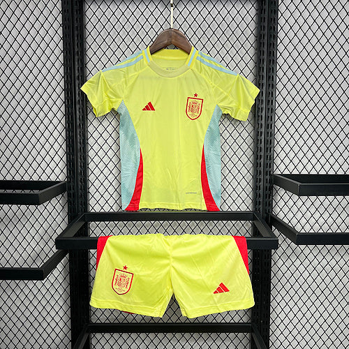 Kids Spain 2024∕25 Euro Away Kids Kit(E24E)