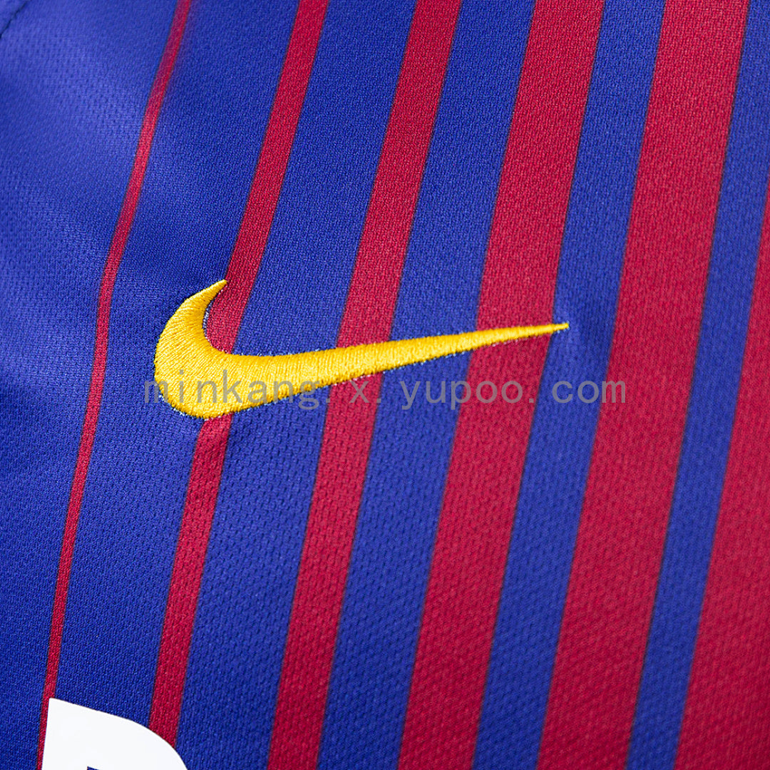 Barcelona 17∕18 Home Retro Jersey S-XXL(B1D3)
