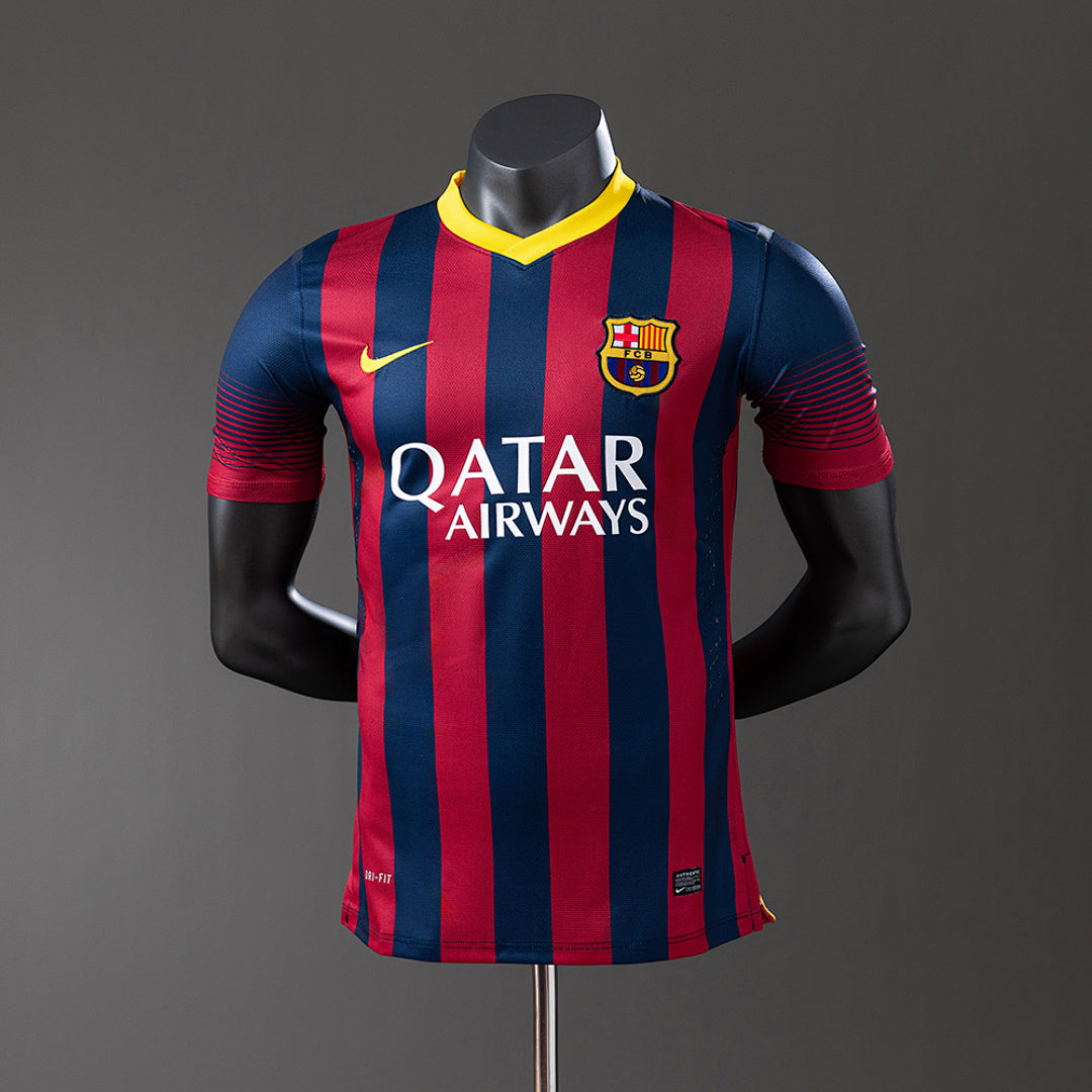 Barcelona 13∕14 Home Player Version Retro Jersey S-3XL(E109)