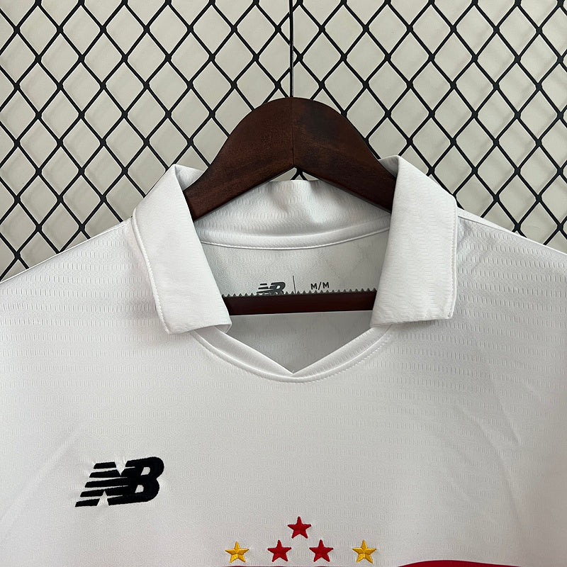 Camisa 24∕25 Long Sleeve Sao Paulo Home S-4XL(1A54)