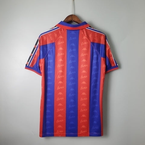 Camisa Barcelona Retrô 1996/1997 Azul e Grená  Kappa