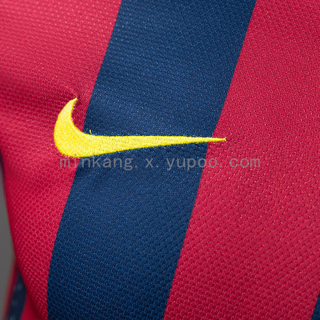 Barcelona 13∕14 Home Player Version Retro Jersey S-3XL(E109)