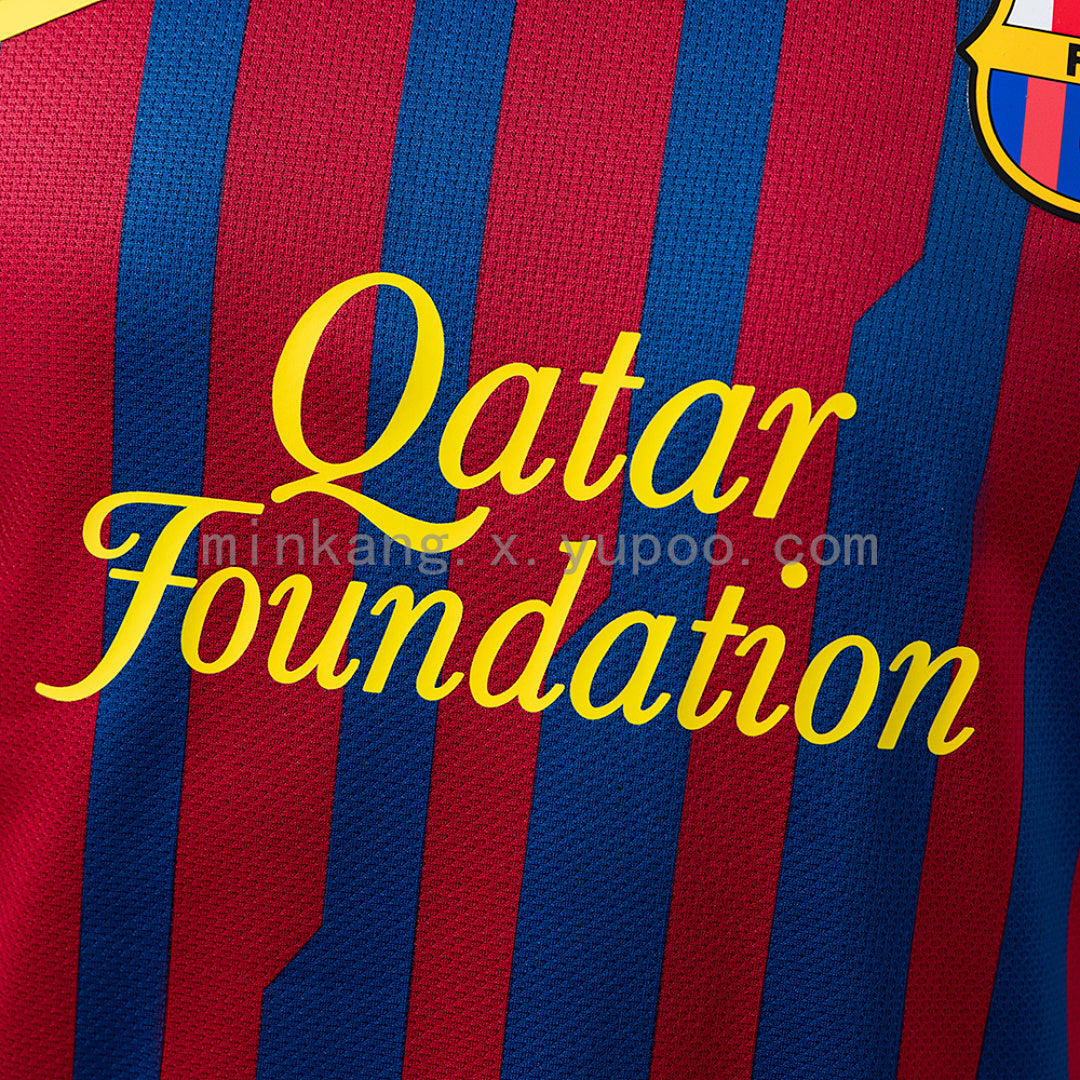 Barcelona 11∕12 Home Player Version Retro Jersey S-3XL(63CC)