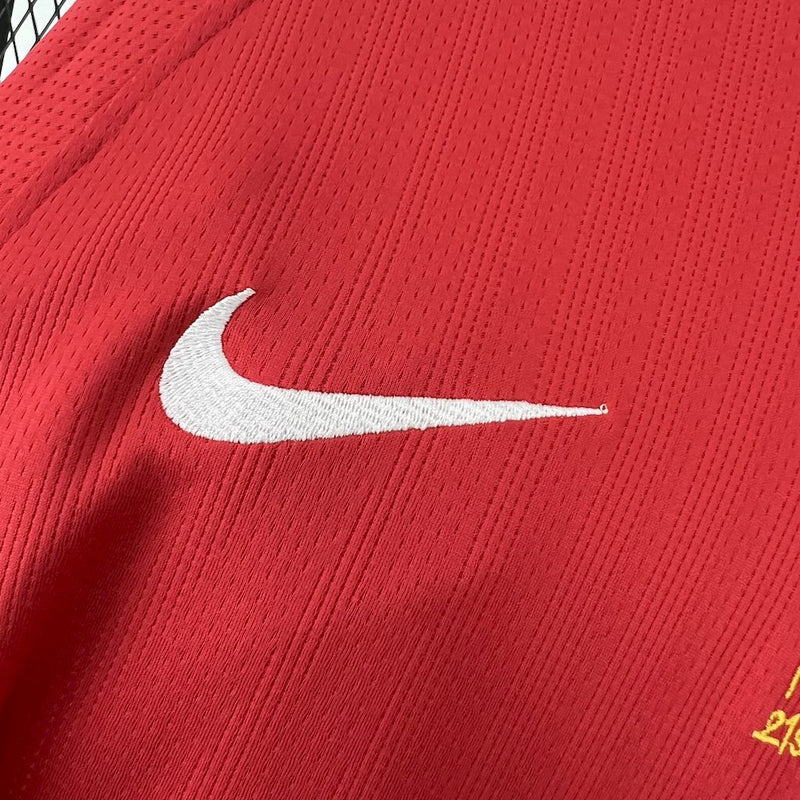 Camisa do Manchester United Manga Longa Retrô 2007/08 Home UCL