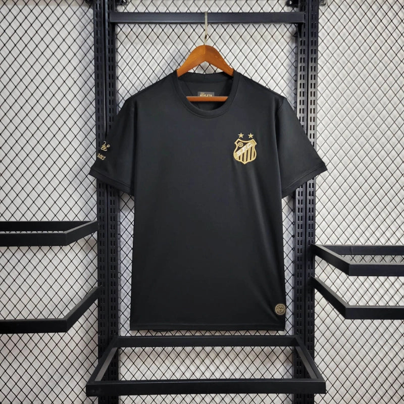 Camisa Comemorativa Santos 25/26 Pelé 1.000 Gols  Preto