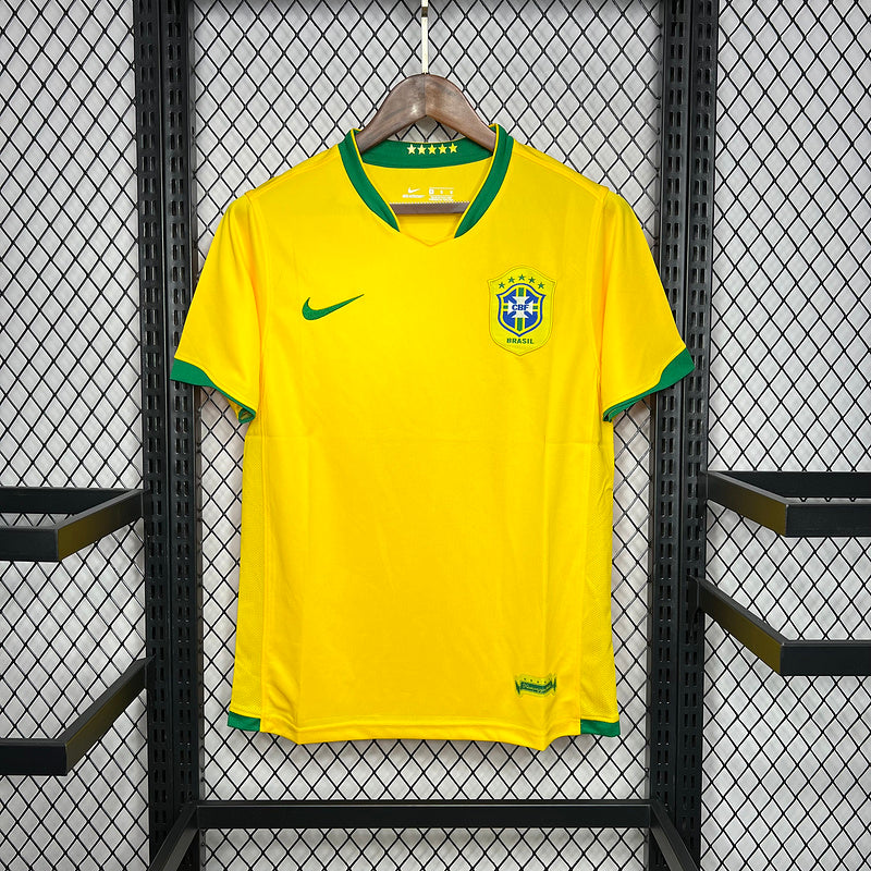 Retro Brazil 2006 Home Retro Jersey(4733)