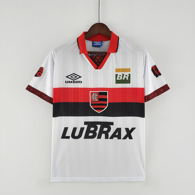 Camisa Flamengo Away Retrô 1995 - Branca