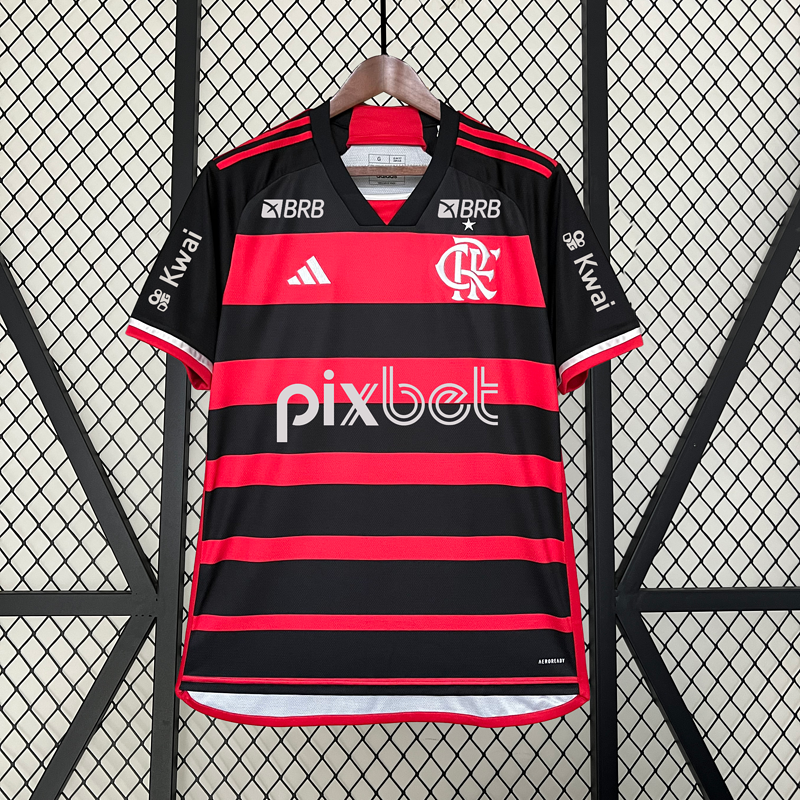Camisa 2024∕25 Flamengo home+All sponsors(2DC6)