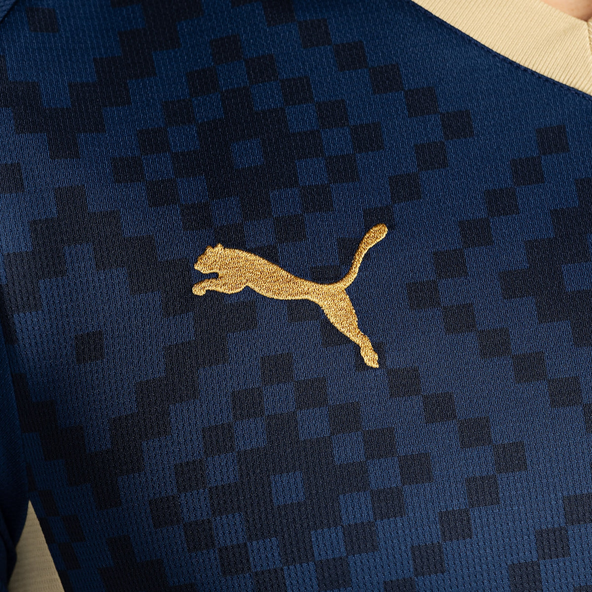 Camisa Bahia III 2026/27 Azul-Marinho e Dourada Torcedor - detalhes de acabamento 3
