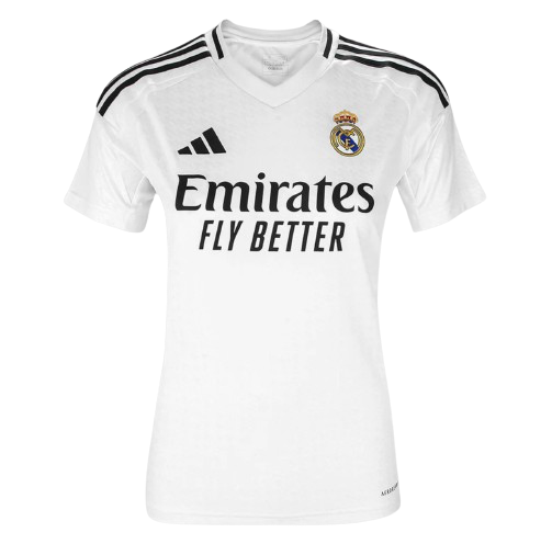 Camisa Real Madrid Home 24/25 s/n° Torcedor Feminina - Branco