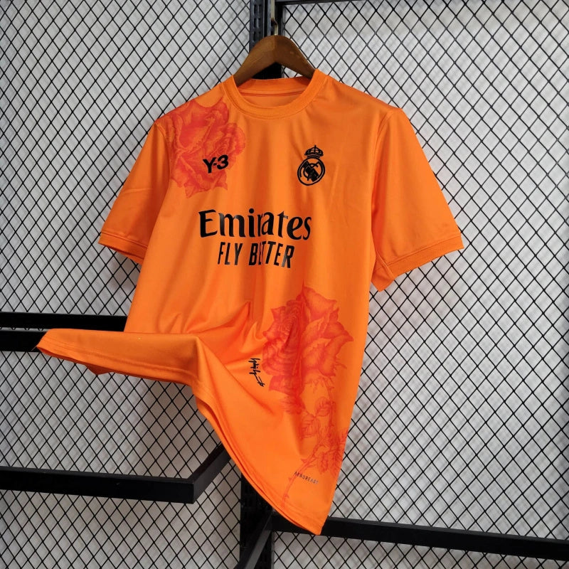 Camisa Edição Especial Y3 Real Madrid 24/25  Laranja