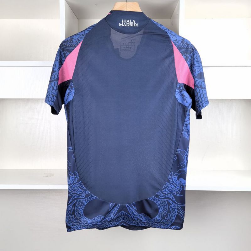 Camisa Real Madrid Soccer Size Dragão 2024/25 Azul - Jogador