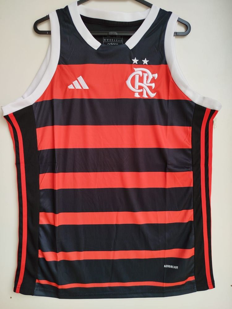 Camisa Flamengo Basquete 24/25  Vermelho e Preto