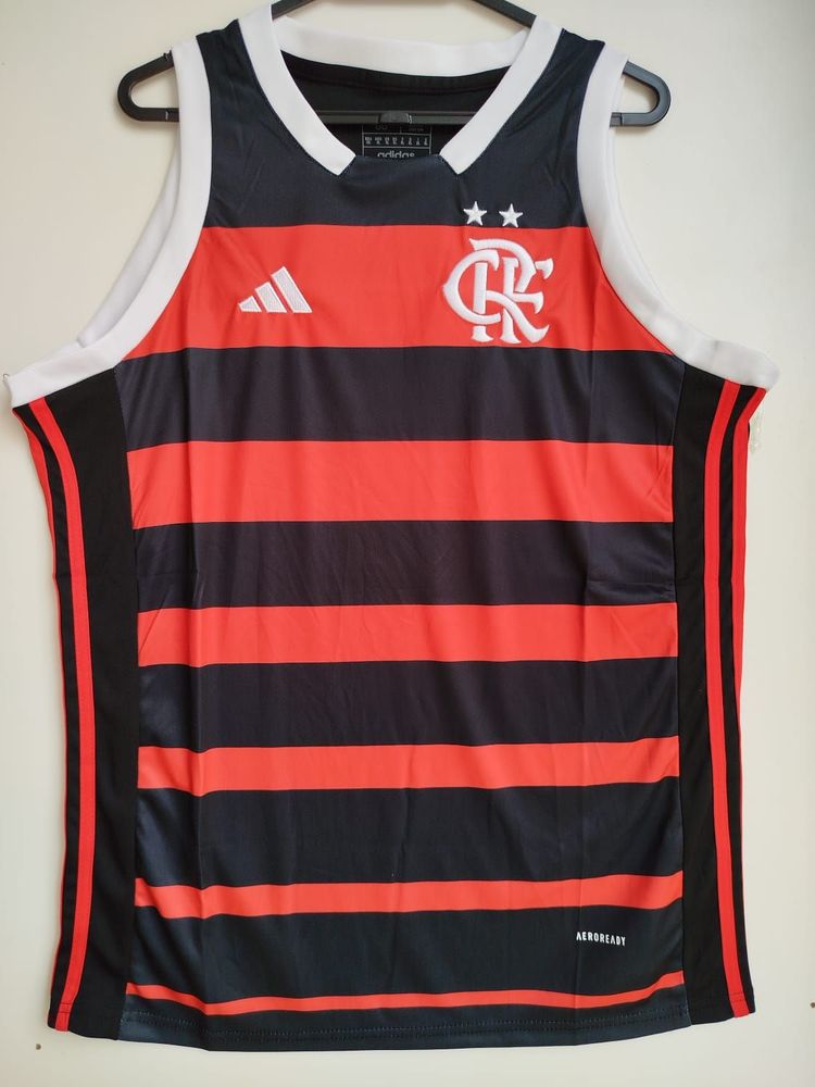 Camisa Flamengo Basquete 24/25 - Vermelho e Preto