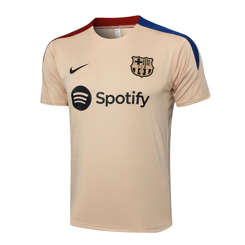 Conjunto Barcelona Treino 24/25 - Bege