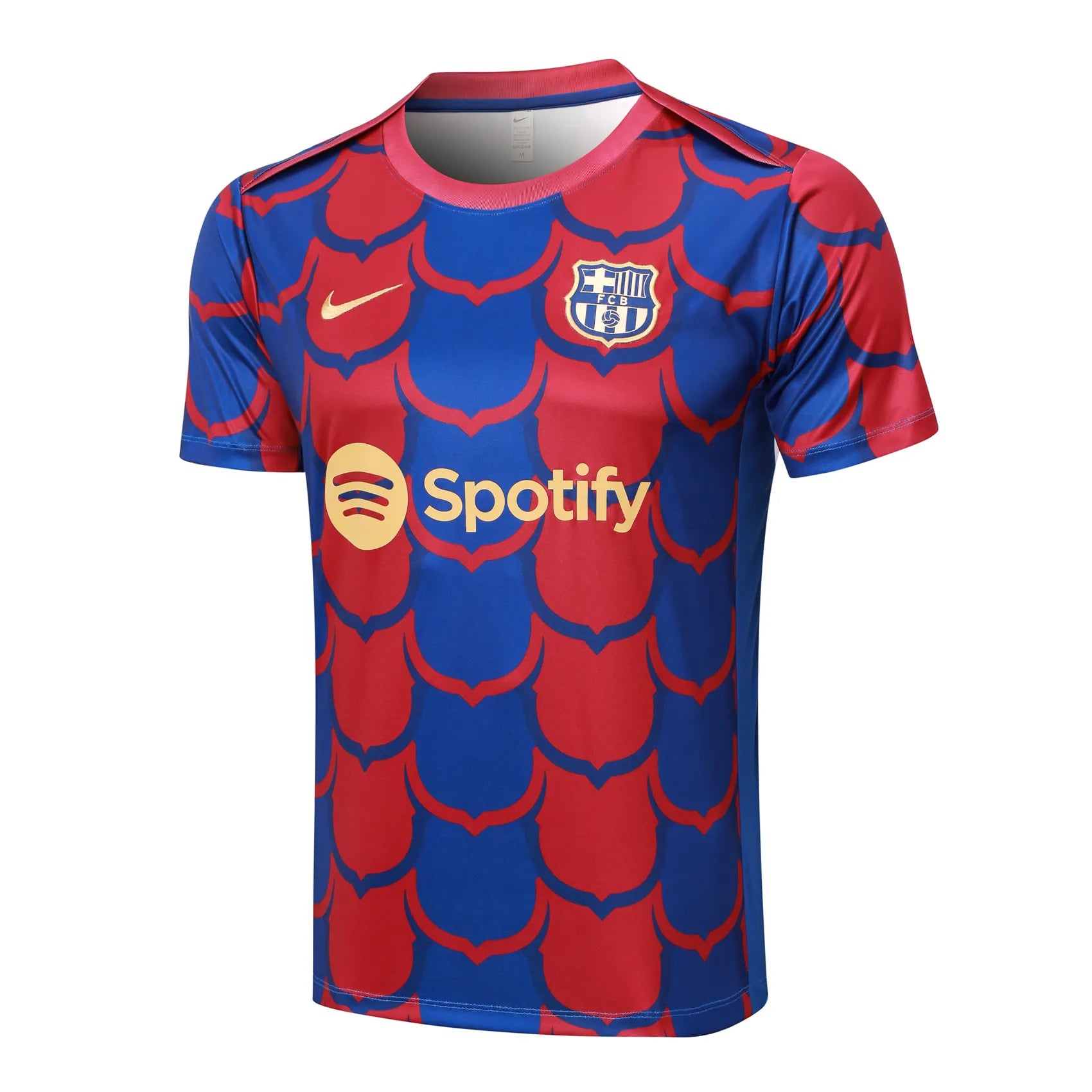 Conjunto Barcelona Treino 24/25 - Azul e Vermelho