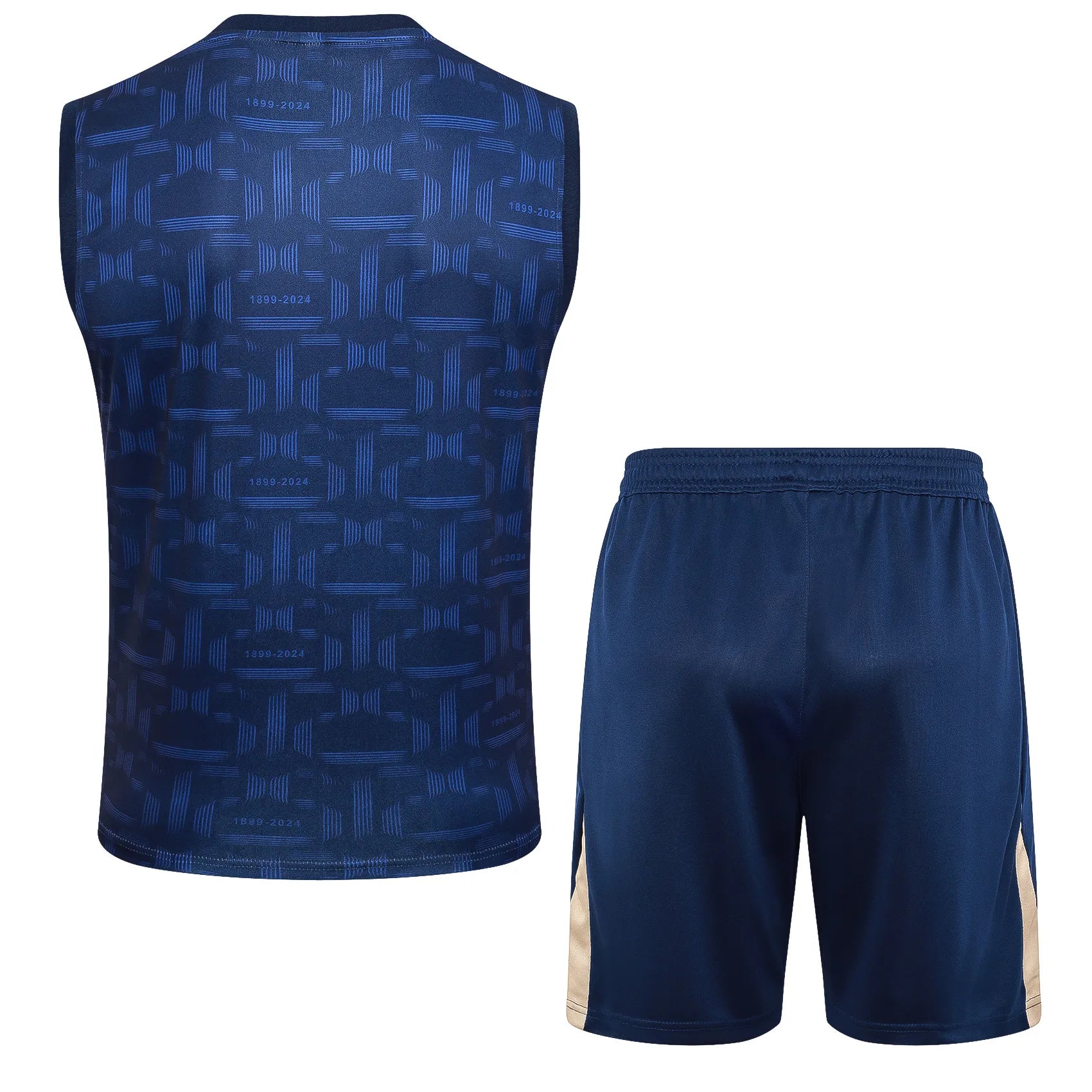 Conjunto Barcelona Treino Regata 24/25 - Azul Escuro