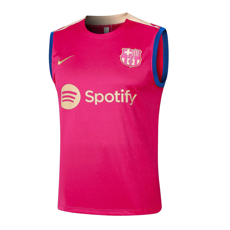Conjunto Barcelona Treino Regata 24/25 - Rosa
