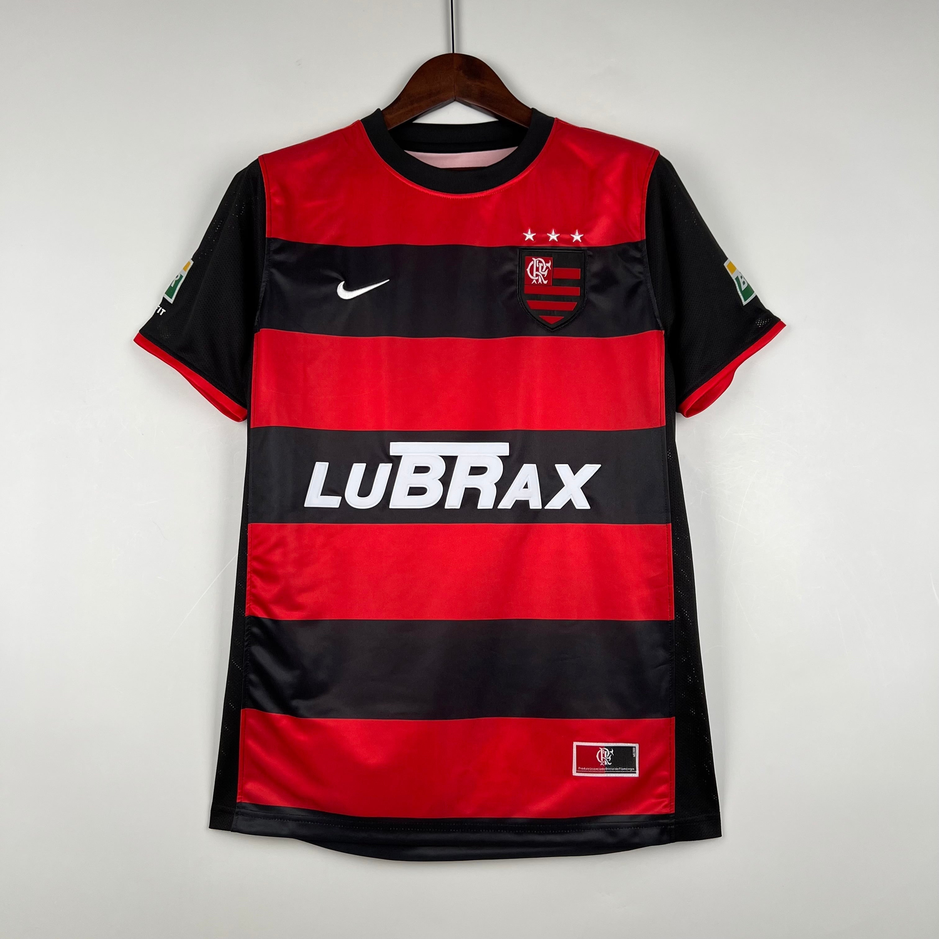 Camisa Flamengo Retrô 00/01  Vermelha e Preta