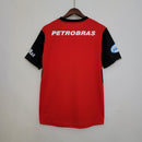 Camisa Flamengo Retrô 2007/08 Branca  Vermelho e Preto
