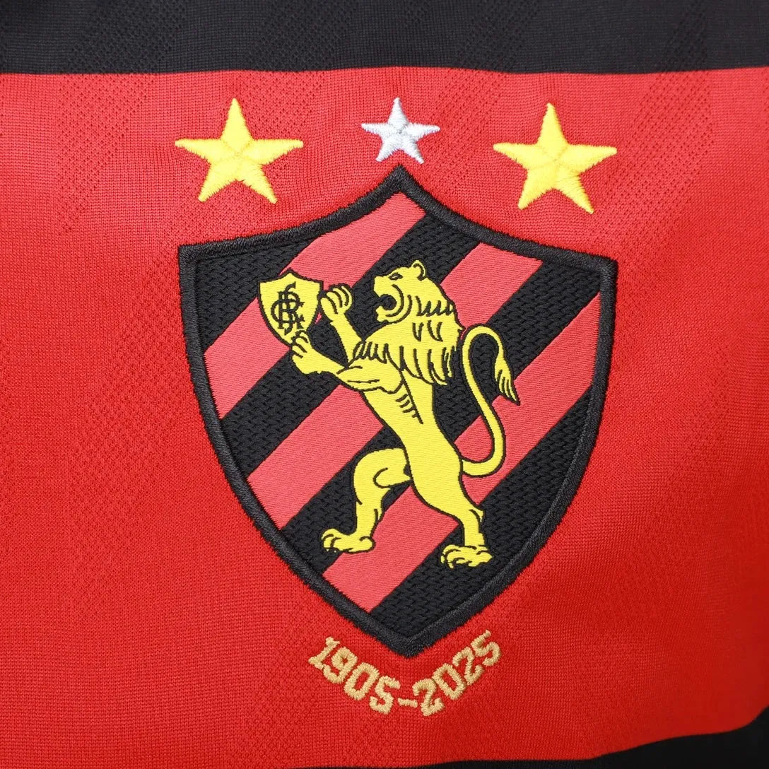 Camisa Sport Home 25/26 - Vermelha e Preta