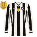 Camisa Botafogo Home 24/25 Manga Longa - Preta e Branca