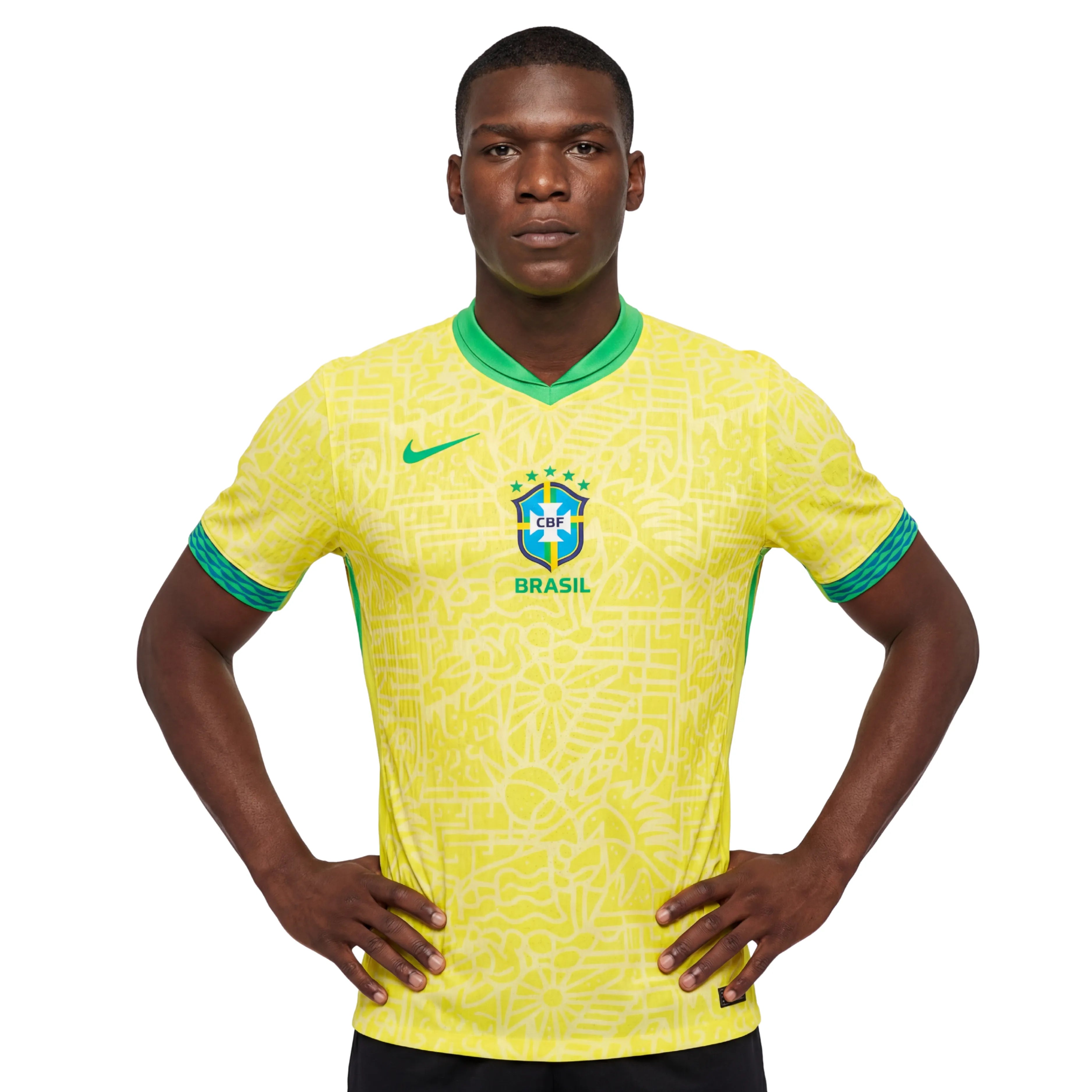 Camisa Brasil Home 2024 jogador amarela