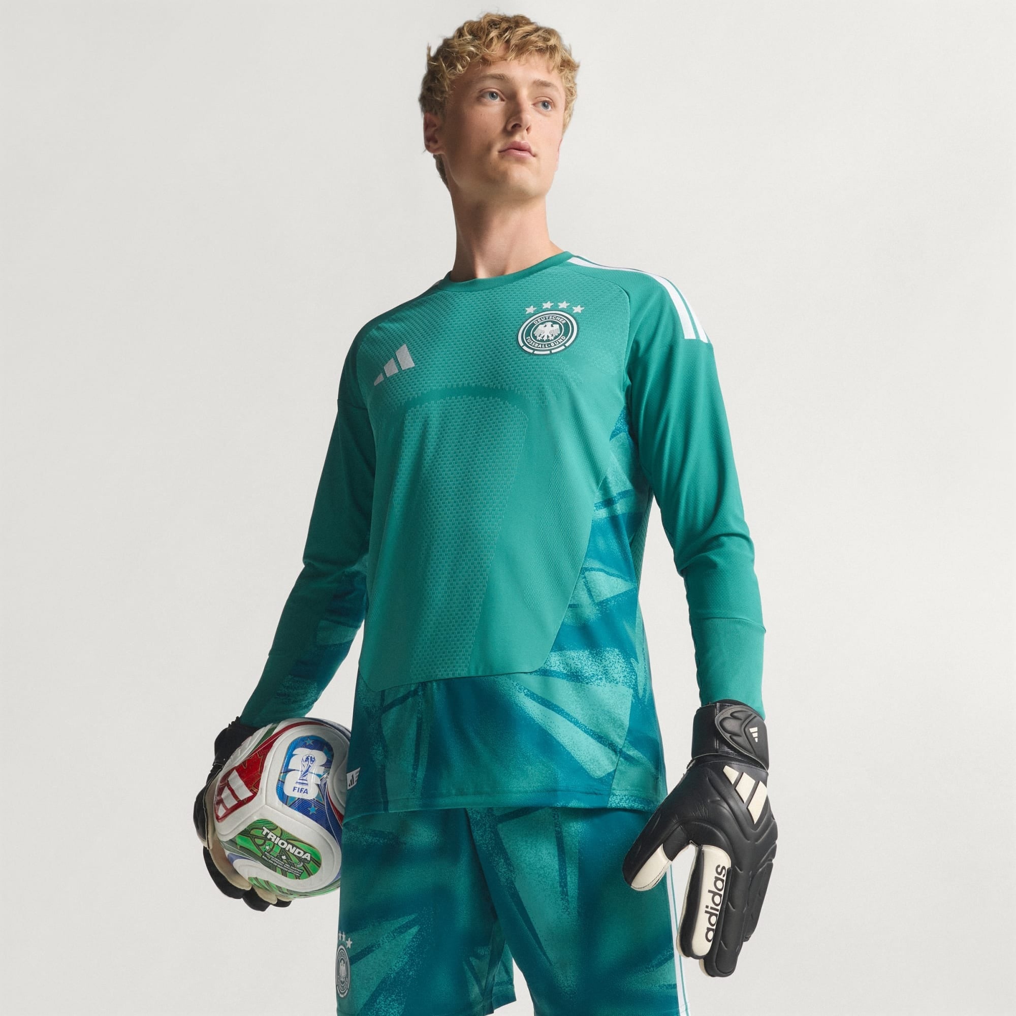 Camisa Alemanha 2026 Goleiro Home Longsleeve WorldCup