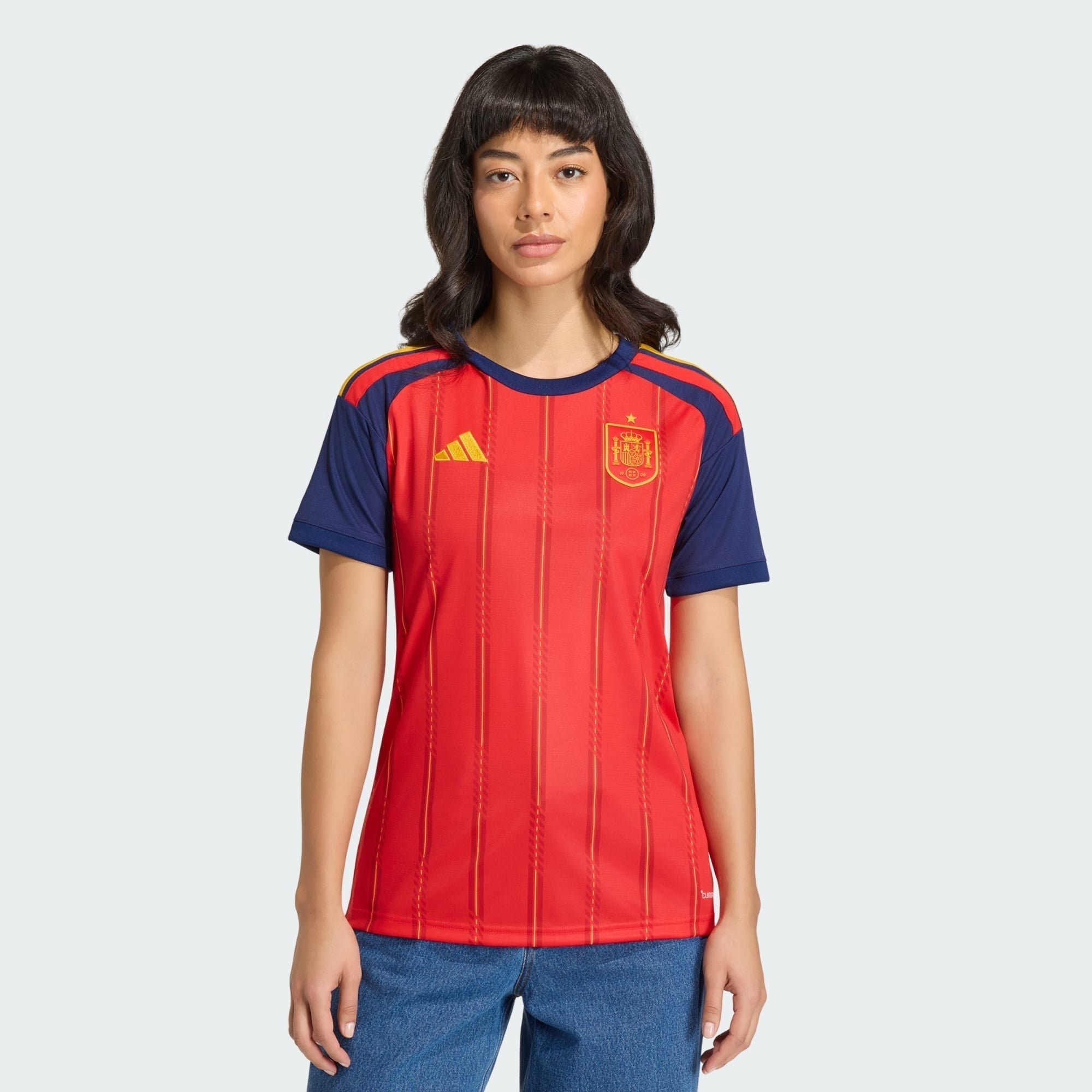 Camisa Espanha Feminino 2026 Home WorldCup
