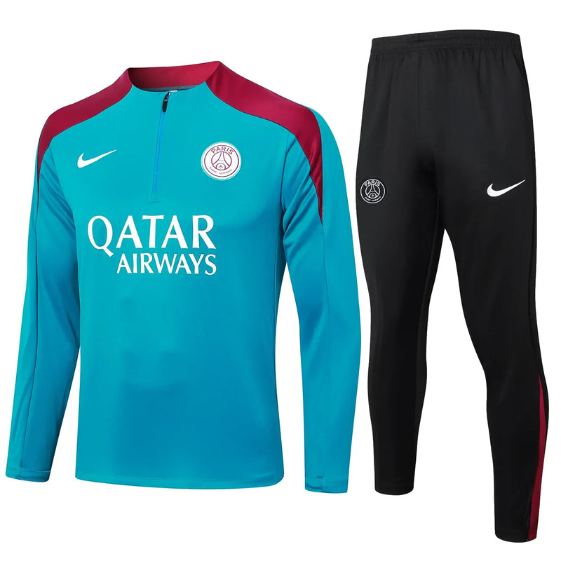 Conjunto Agasalho Treino PSG 24/25 - Azul