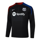 Conjunto Agasalho Treino Barcelona 24/25 - Preto